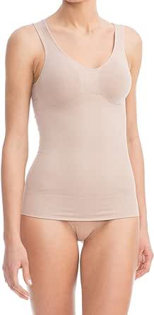 Farmacell Shape 607 Women's Shaping Control Vest with Flat Belly and Push-up Effect, 100% Made in Italy