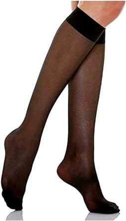 Women Sheer Knee High Stockings 20 Denier