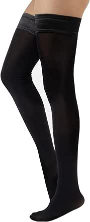 CALZITALY Opaque Thigh High Pantyhose, S, M/L, L/XL, XXL, XXXL, XXXXL