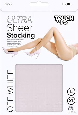 TouchUps Ultra Sheer Stocking Silk Reflections Control Premium Pantyhose Sheers Stockings