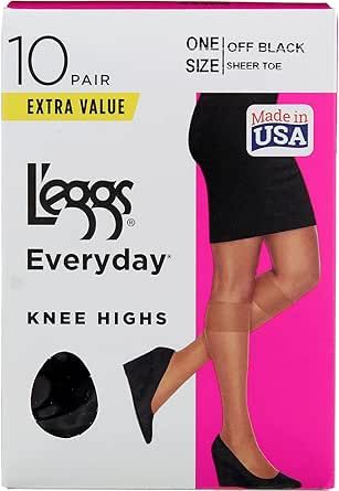 L'eggs Women's Everyday Knee Highs