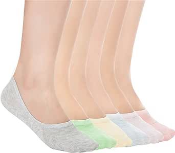 Losa Kute 6 Pairs Women’s Casual No Show Socks Anti-Slip Socks …
