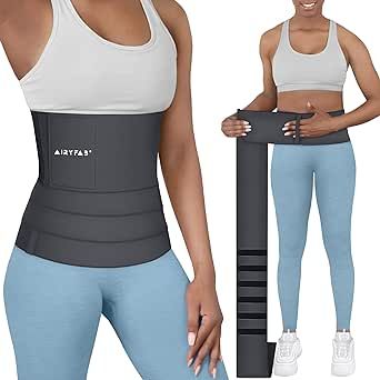 AIRYFAB Wrap Waist Trainer For Women Lower Belly Fat - Snatch Me Up Bandage Wrap - Body Shaper And Back Brace - Corset Belt