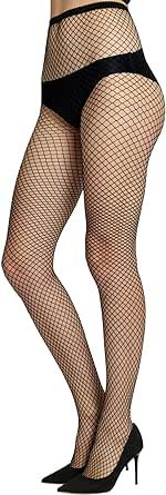 WEANMIX Fishnet Stockings Lace Patterned Tights High Waist Pantyhose Fishnets for Women
