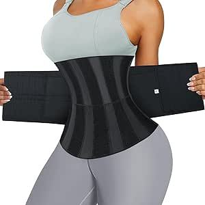 CINDOU Waist Trainer for Women Underbust Corsets Cincher Slimming Shapewear Bandage Tummy Wrap Belt Hourglass Body Shaper