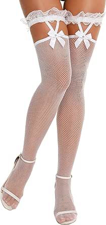 RSLOVE Women Fishnet Stockings Sexy Thigh High Pantyhose Women Tight Hosiery